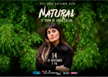 LAURA FALERO PRESENTA: NATURAL -Diez años haciendo reír 14 de noviembre de 2020 21:00 horas La Trastienda