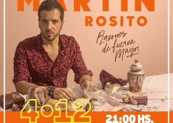 Martin Rosito- Presenta su disco "Razones de Fuerza Mayor"- 4 de Diciembre 2020- Sala Camancuá-Montevideo- Fotografía cedida por la Producción.