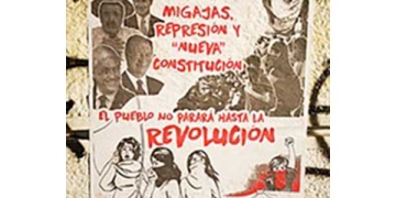 Imagen portada - Póster en contra del acuerdo político para iniciar un proceso constituyente en Chile 2020. wikipedia.org