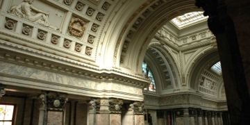 Vista superior interior, Palacio Legislativo. MHN. Montevideo - Uruguay. Foto © Federico Meneses