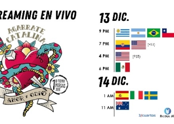 AGARRATE CATALINA Vuelve a los escenarios en forma presencial!