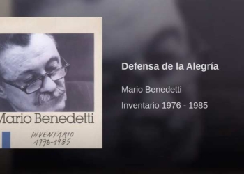 Defensa de la Alegría · Mario Benedetti
