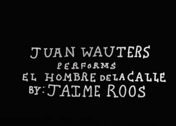 Juan Wauters shares his interpretation of Jaime Roos' "El Hombre de la Calle", the second single