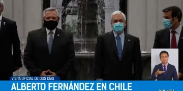 Alberto Fernández en Chile