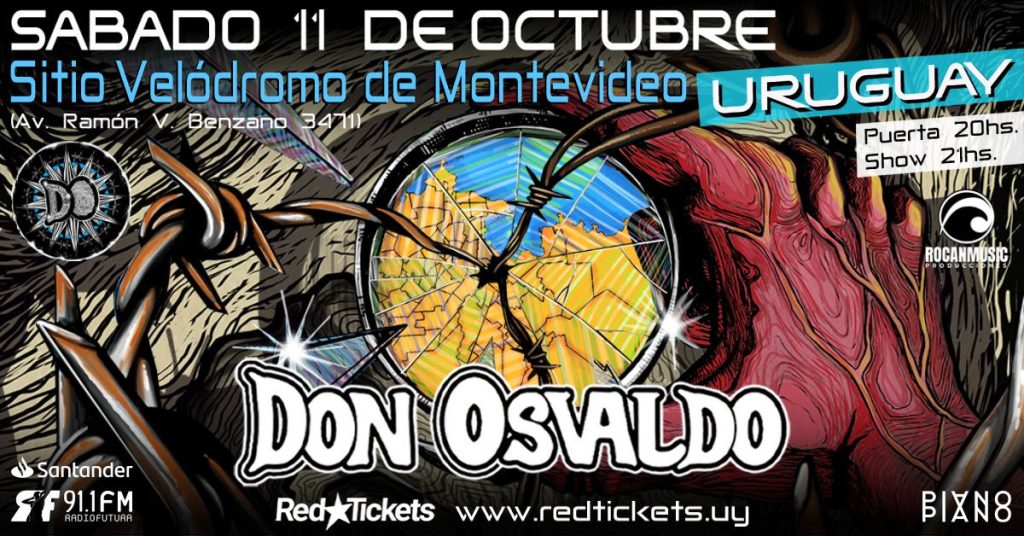 Este sábado 11 de octubre, Don Osvaldo regresa a Montevideo con un show de pie en SITIO