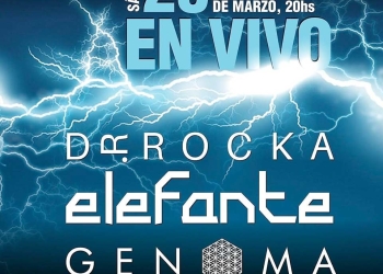 ELEFANTE, GENOMA & DR ROCKA en concierto