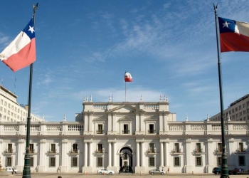 El Palacio de La Moneda, sede del Poder Ejecutivo chileno