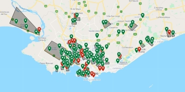 mapa olla popular - montevideo - marzo - 2021