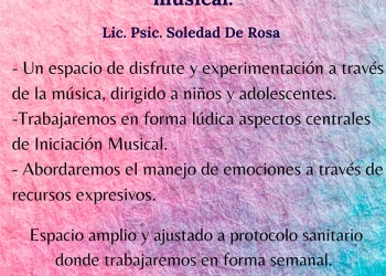 Laboratorios de Sensibilización e Iniciación musical