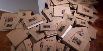 El Pozo libro de JUAN CARLOS ONETTI - Obra Aquí soñó Blanes Viale de Pablo Uribe - Noviembre 2018 - MNAV - Foto Federico Meneses