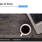 Para Despuntar el Vicio Café, reseñas, entrevistas y retratos para "despuntar" los vicios. Gabriela Cabrera Castromán