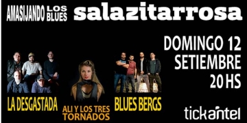 AMASIJANDO LOS BLUES PRESENTA A LA DESGASTADA ALI Y LOS TRES TORNADOS BLUES BERGS