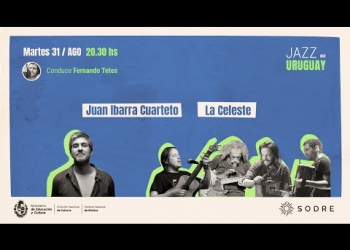 El Instituto Nacional de Música y el Sodre presentan el Festival de Invierno “Jazz del Uruguay” del 31 de agosto al 4 de setiembre de 2021 en la sala Hugo Balzo.
