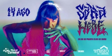 Sara Hebe - 14 de agosto a las 21 hs - Sala del Museo del Carnaval