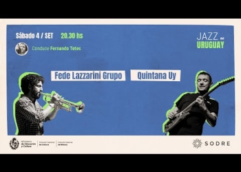 El Instituto Nacional de Música y el Sodre presentan el Festival de Invierno “Jazz del Uruguay” del 31 de agosto al 4 de setiembre de 2021 en la sala Hugo Balzo.