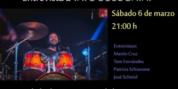 ENTREVISTAS DEL CLUB entrevistamos a Tato Bolognini, gran músico y baterista sesionista del medio local, baterista de Cuatro Pesos de Propina, Leo Masliah, Rubén Rada, Hugo Fattoruso entre otros.