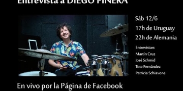 ENTREVISTAS DEL CLUB entrevistamos a Diego Piñera, baterista uruguayo radicado en Alemania desde el año 2004.