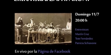 ENTREVISTAS DEL CLUB entrevistamos a la banda ZAFHFARONI. Siete de sus miembros: José Schmid (batería); Luis Alderotti (teclados); Fernando Notaro (teclados); Jorge Sadi (bajo); Arturo Meneses (bajo); Numa Rey (guitarra) y Gastón Contenti (trompeta) nos cuentan la historia de la banda y varias anécdotas.