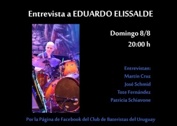 ENTREVISTAS DEL CLUB entrevistamos a Eduardo "Chancha" Elissalde, referente de la batería uruguaya y gran docente.