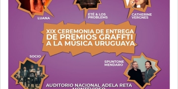 Se acerca la tercera y última ceremonia de entrega de Premios Graffiti a la Música Uruguaya