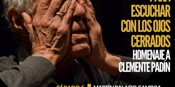 El sábado 6 de noviembre los esperamos para la presentación de POSEÍAS PARA ESCUCHAR CON LOS OJOS CERRADOS (Homenaje a Clemente Pudín). Será a las 17:00 horas en el patio de Fundación Mario Benedetti.
