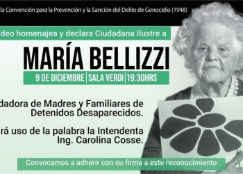 Ciudadana Ilustre a María Bellizzi