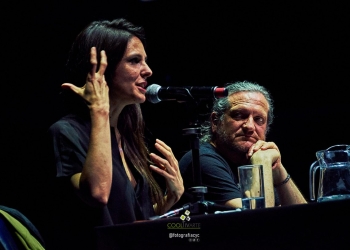 La comida ha muerto - Darío Sztajnszrajber y Soledad Barruti - Antel Arena - Octubre 2021 - Foto Chiazzaro Castro