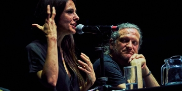 La comida ha muerto - Darío Sztajnszrajber y Soledad Barruti - Antel Arena - Octubre 2021 - Foto Chiazzaro Castro