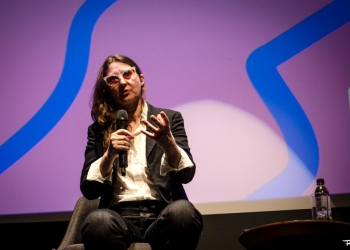 Lucrecia Martel y Julieta Laso en Sala Zitarrosa - Noviembre 2021 - Foto © Florencia Castelar