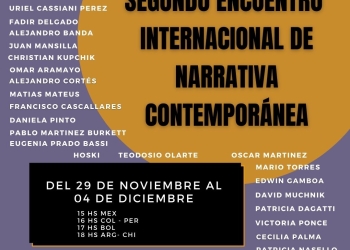 Segundo encuentro internacional de narrativa contemporánea - Revista mal de ojo (Colombia)