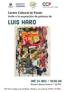 Luis Haro expone en el Centro Cultural de Pando