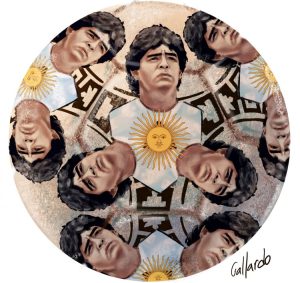 maradona por gallardo
