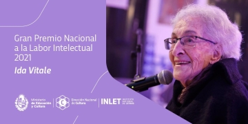 Gran Premio Nacional a la Labor Intelectual a Ida Vitale