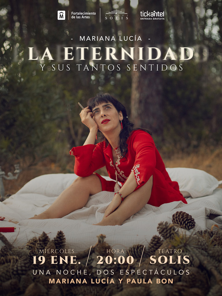 MARIANA LUCÍA en el TEATRO SOLÍS - 19 DE ENERO - ENTRADA GRATUITA
