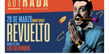 SOY RADA llega a Montevideo – 26 de marzo en el Auditorio Nacional del Sodre.