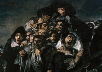 Detalle de La Romería de San Isidro, de Francisco de Goya - MUSEO DEL PRADO