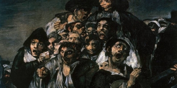 Detalle de La Romería de San Isidro, de Francisco de Goya - MUSEO DEL PRADO