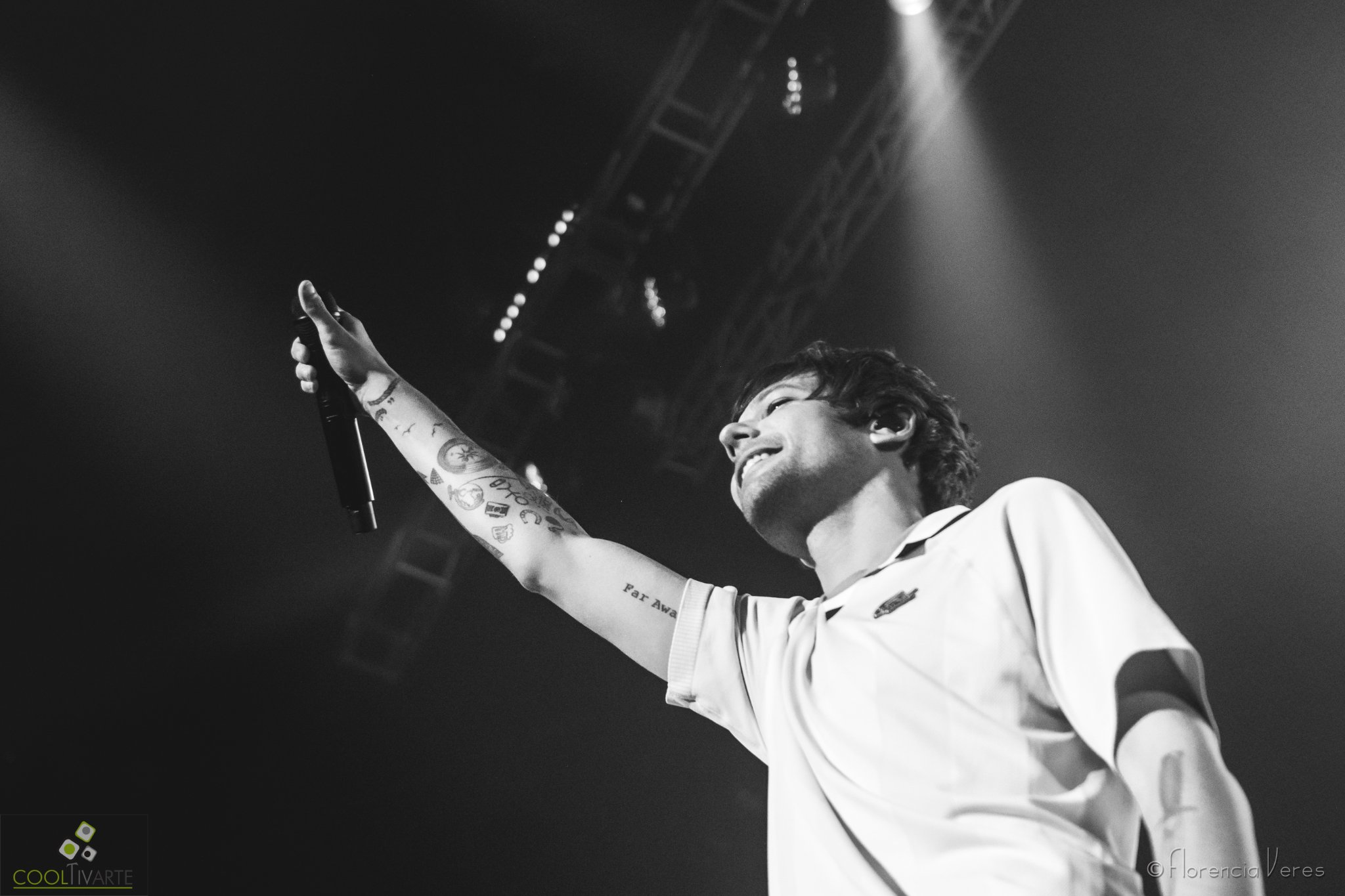 Louis Tomlinson se presentó el 24 de mayo del 2022 en Antel Arena Fotografía: Florencia Veres