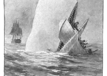 Ilustración de Moby Dick, en una edición de la novela de 1892