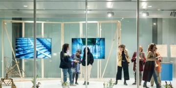 exposición Líneas de Fuga en Uruguay
