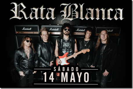 RATA BLANCA - 14 DE MAYO en MONTEVIDEO MUSIC BOX