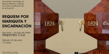 Activación del artista Alejandro Cruz