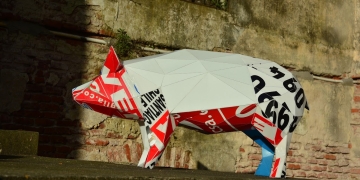 obra cerdo de fernando foglino octubre 2017 Espacio de Arte Contemporaneo Montevideo foto federico meneses