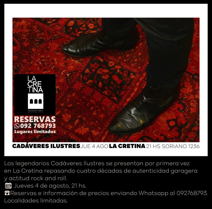 Cadáveres Ilustres en La Cretina