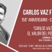 Invitación a Conferencia en el Palacio Legislativo "Carlos Vaz Ferreira y el valor del pensamiento" a cargo del Mag. Horacio Bernardo con comentarios de la Mag. Sofia Ache y la Mag. Fernanda Diab