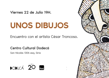 Invitación al encuentro de "Unos dibujos" - Centro Cultural Dodecá
