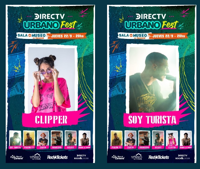 Clipper y SOYTURISTA en el Directv Urbano Fest