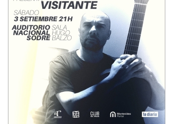 DIEGO PRESA VISITANTE Presentación en vivo Sábado 3 de Setiembre, 2100 hs. Sala Hugo Balzo