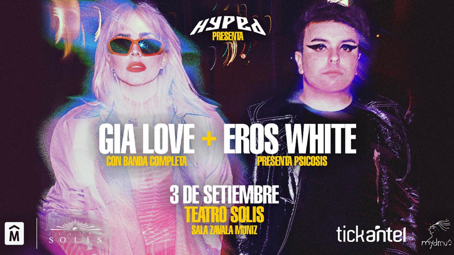 GIA LOVE* EROS WHITE_ 3 de Set- Teatro Solis