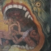 Giacomo Rossignolo (1524-1604) - Trabajo propio Leviathan in the fresco "The Last Judgment" (vo:Giudizio Universale), particular; painted by Giacomo Rossignolo (1524-1604) - Madonna dei Boschi, Boves (CN), Italy